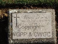 Bralo British Cemetery - Hardman, William Henry